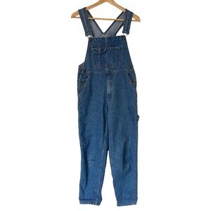 Vintage David Brandon Blue Denim Overalls L